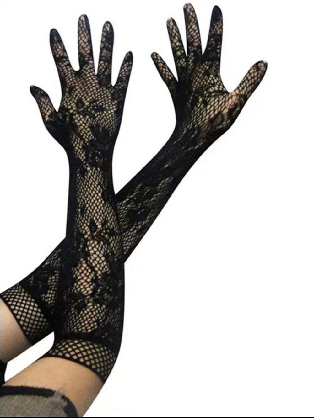 Dark Romance Fishnet Lace Long Gloves NEW š·ļø